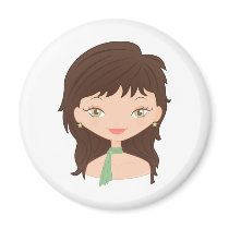 Doll rose magnets