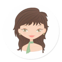 Doll rose stickers