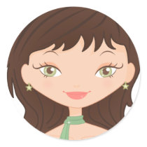 Doll rose stickers