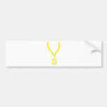 dollar pimp bling-bling icon bumper stickers