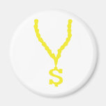 dollar pimp bling-bling icon fridge magnets