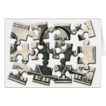 Dollar Puzzle Card