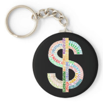 Dollar Sign Keychain
