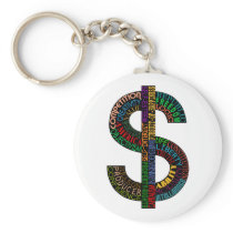 Dollar Sign Keychain