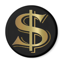 Dollar Sign Magnet