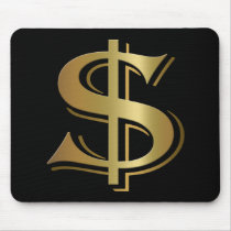 Dollar Sign Mousepad