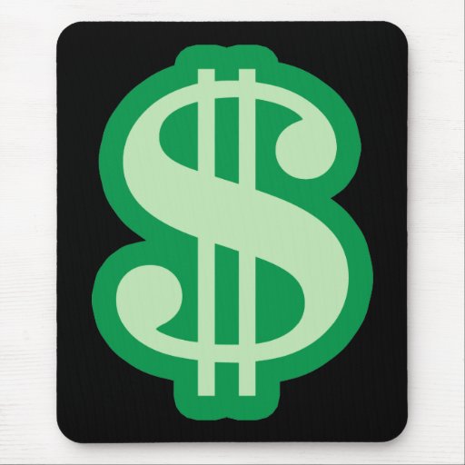Dollar Sign Mousepad
