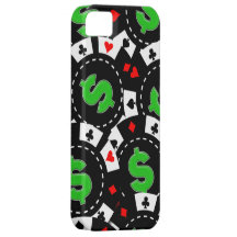 Dollar Sign Poker Chips iPhone 5 Covers