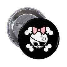 Dolly Bow Pinback Button