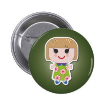Dolly Christy Green Button