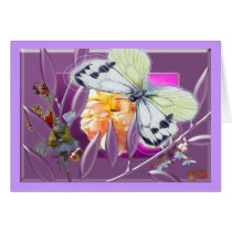 Dolly with butterfly card