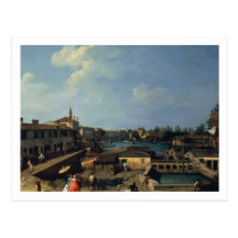 Dolo on the Brenta (oil on canvas) Postcards