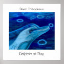 Dolphin at Play posters