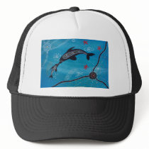 Dolphin & Calf Dreaming Trucker Hats