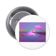 Dolphin Fantasy Gifts and Customisable Stationary Pinback Button