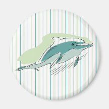 Dolphin Fridge Magnet