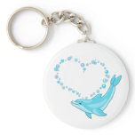 Dolphin Heart keychains