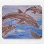 Dolphin High Five mousepads