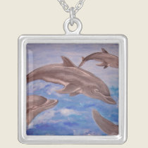 Dolphin High Five necklaces