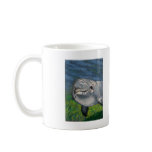 DOLPHIN IN COLOR PENCIL mugs
