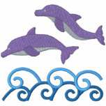 Dolphin Lover Embroidered Tees embroidered shirts