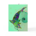 Dolphin Peace Friday Shell Greeting Card
