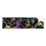 Dolphin Peace Pod Bumper Sticker bumper stickers