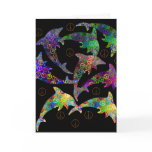 Dolphin Peace Pod Greeting Card