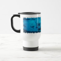 Dolphin Play Plastic Travel Mug