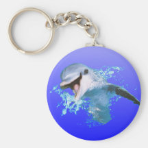 Dolphin Smiling Key Chains