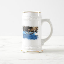 Dolphin Tricks Beer Stein Mugs