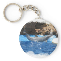 Dolphin Tricks Keychain