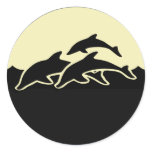 Dolphin Trio Sticker