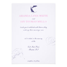 Dolphin Wedding Invitation