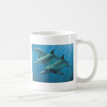 Dolphins by Andrew Patsalou Coffee Mug