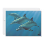 Dolphins by Andrew Patsalou invitations