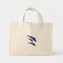 Dolphins Canvas Bag