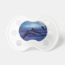 Dolphins fun and play baby pacifier