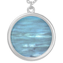 Dolphins Swimming off Pacific Coast Necklace