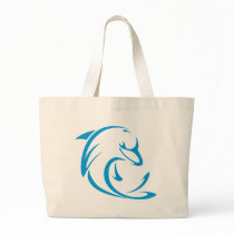 Dolphins T Shirt | Cool Dolphins T Shirt Logo Tote Bag