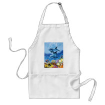 Dolphins Tropical Fish Aprons