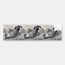 Dom animals / drawn by Watanabe Ukiyo-e. Bumper Stickers