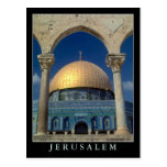 "Dome of the rock, Jerusalem" postcard
