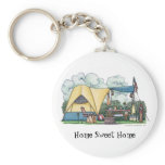 Dome Tent Camper Camping Key Chains HSH keychains