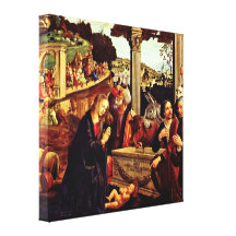 Domenico Ghirlandaio - Adoration of the Shepherd Canvas Prints