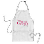 Domestic Goddess in Training hot pink Apron