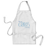 Domestic Goddess in Training pale blue Apron