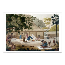 Domestic life in Kupang, Timor, plate 10 from 'Le posters