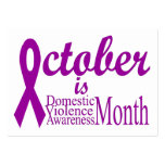 Domestic Violence Awareness Month Business Card