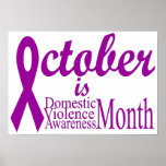 Domestic Violence Awareness Month posters